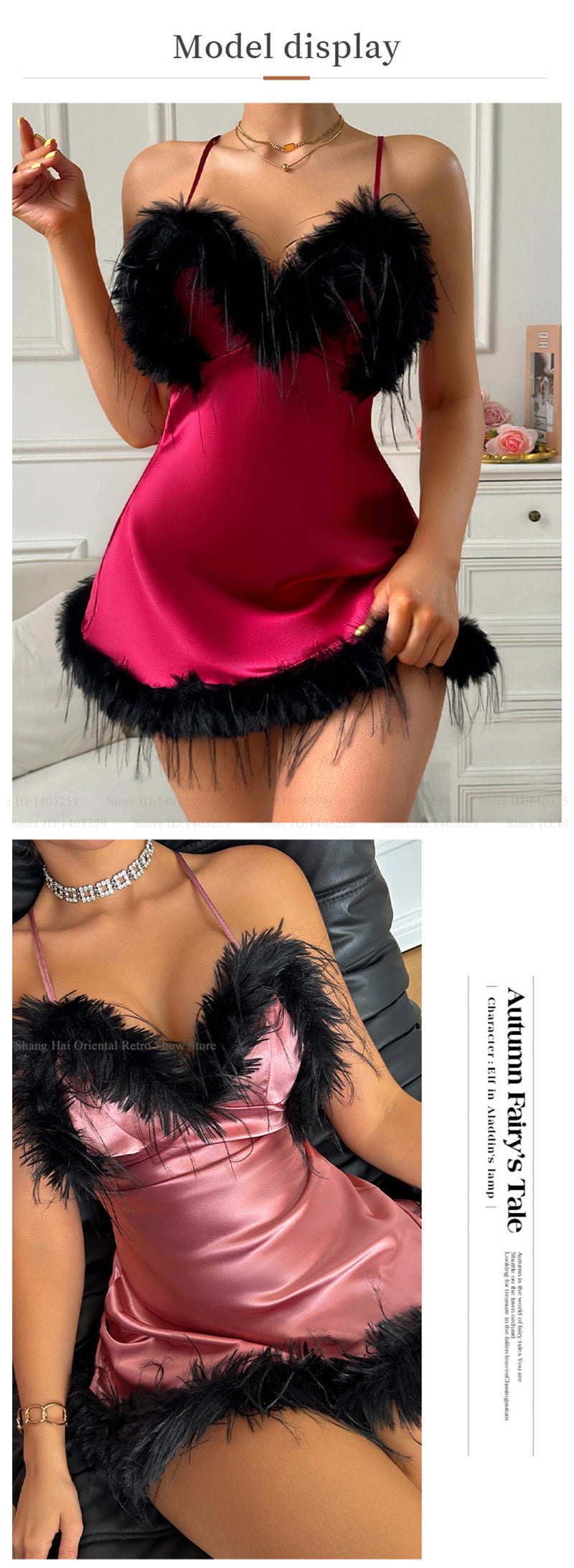 SEXY Nightgown Mujer Lingerie Female Chemise Sleepwear Summer Satin Spaghetti Strap Nightdress Nightwear Loose Homewear Nighty
