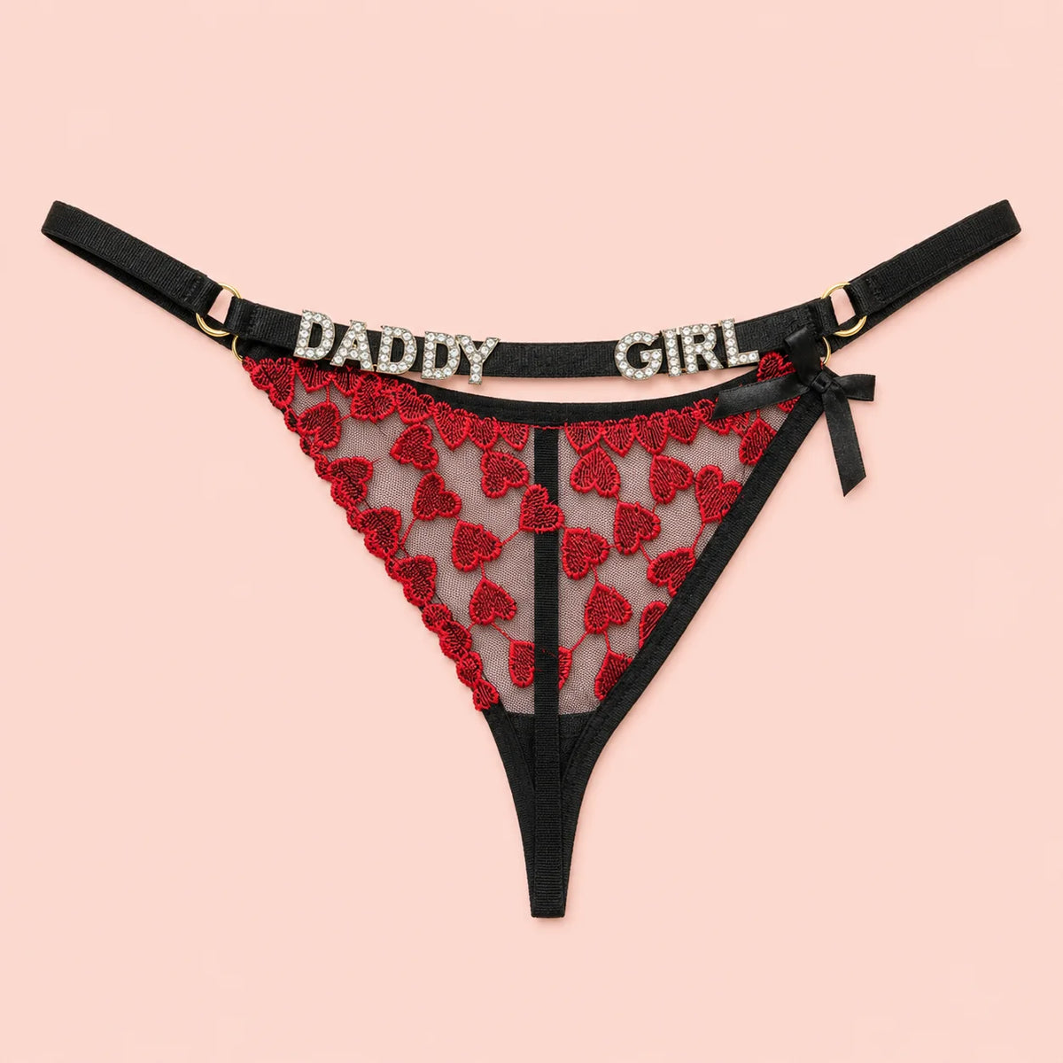 Customized Name Thong Panties with Rhinestone Letters Custom Thongs Personalized Thongs Sexy G-String Tanga Bikini Jewelry Gift