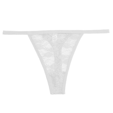 Women Lace Panties Thongs Girls M-XL Intimates Lingerie Female Low Rise G-String Transparent Underwear Hollow Out T-Back Bikini