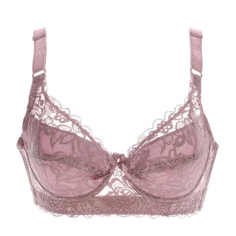 Hot Full cup thin underwear small bra plus size wireless adjustable lace Women's bra breast cover B C D cup Large size Lace Bras