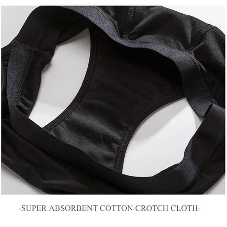 4-Layer Absorbent Leakproof Menstrual Panties For Women Period Heavy Flow Physiological Pants Plus Size Cotton Postpartum Briefs