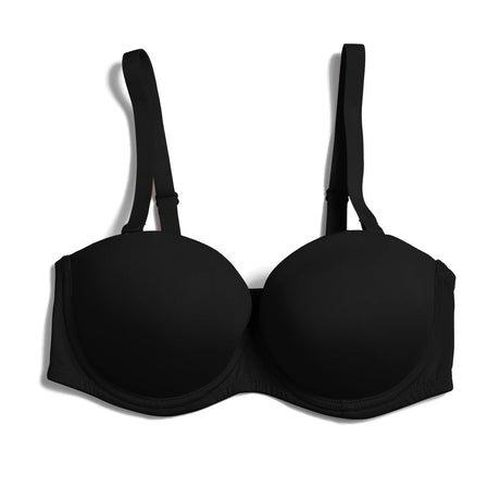 YBCG Strapless Multiway Bra Non-slip Plunge Women's Underwear Plus Size Adjusted-straps Brassiere Underwire Solid Bras For Women