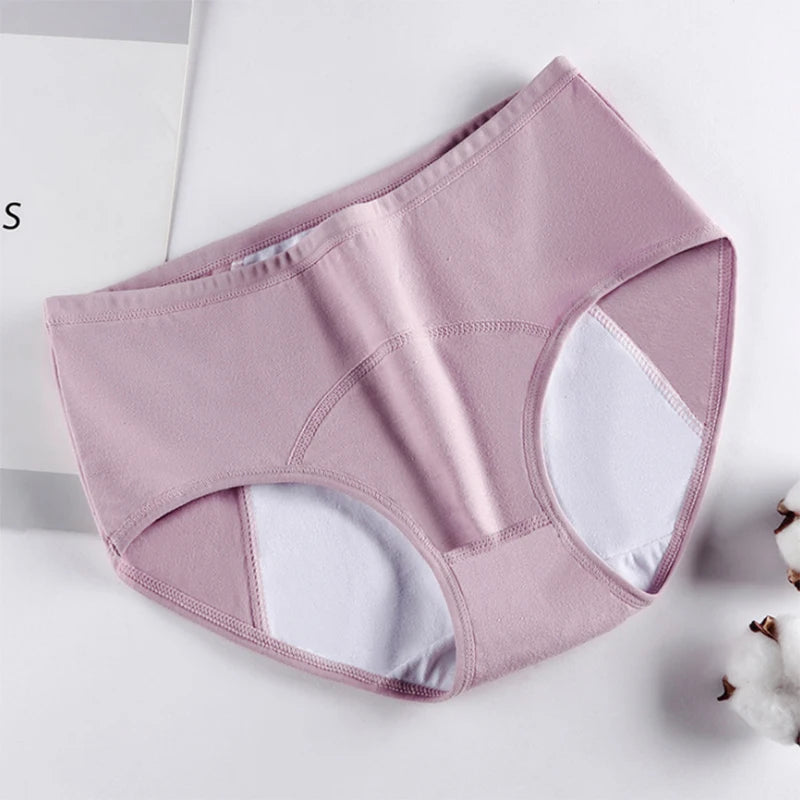 Leakproof Women Panties 3XL 4XL Waterproof Menstrual Underwear Heavy Absorbency Physiological Period Briefs Incontinence