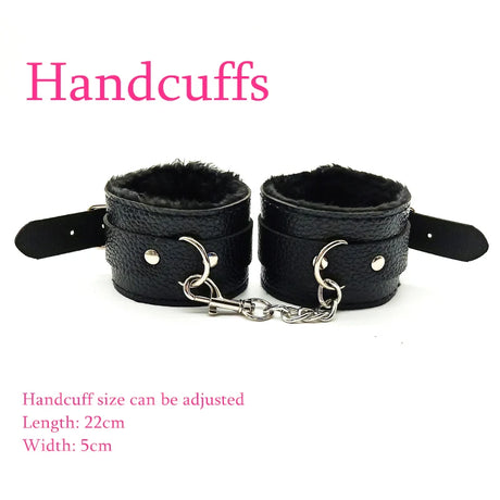 Sex Toy Kit Bondage Restraints Set Adult Toys Sex Games Erotic Toys Anal plug Handcuffs Whip Gag Bdsm Kits Sex Toys for Couples
