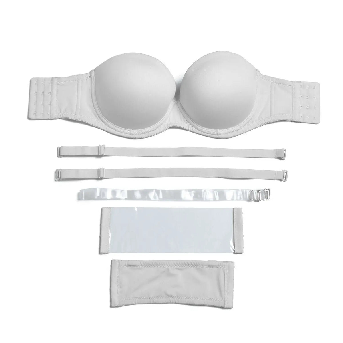 YBCG Strapless Multiway Bra Non-slip Plunge Women's Underwear Plus Size Adjusted-straps Brassiere Underwire Solid Bras For Women