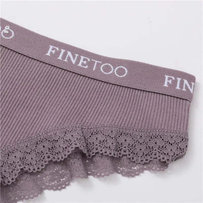 Seamless Women Panties Cotton Lace Underwear Sexy Low Rise Elastic Waist Brazilian Panties T-Back Soft Intimates Lingerie M-2XL