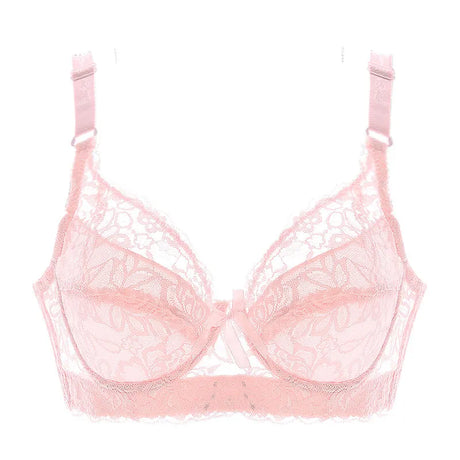 Hot Full cup thin underwear small bra plus size wireless adjustable lace Women's bra breast cover B C D cup Large size Lace Bras