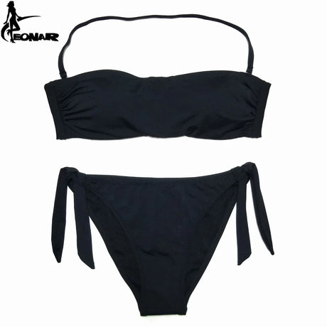 EONAR Bandeau Bikinis Women Swimsuit Push Up Brazilian Bikini Set Swimwear Female Bathing Suits Maillot De Bain Swimming