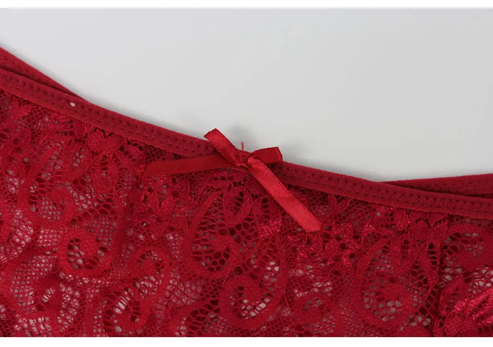 Women Full Lace Mesh Panty Transparent Floral Embroidery Sexy Briefs Ladies Summer Low Rise Breathable Seamless Underwear New