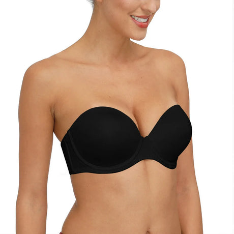 New Removable Half Cup Sexy Women Bra Lace Strapless Brassiere Lingerie Invisible Silicone Halter Push Up Multiway Bras