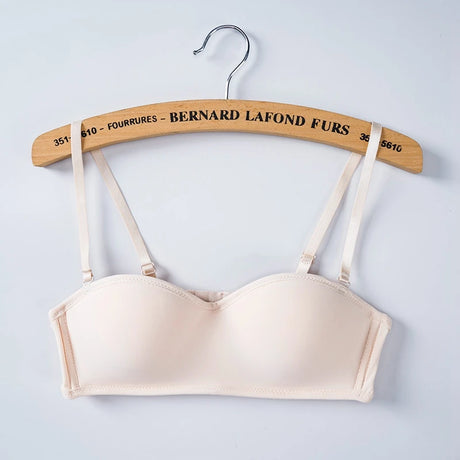 Women Invisible Bra Strapless Bralette 1/2 Cup Women's Underwear Sexy Lingerie Female Seamless Party Wedding Bras