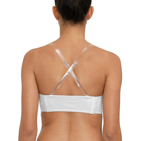 YBCG Strapless Multiway Bra Non-slip Plunge Women's Underwear Plus Size Adjusted-straps Brassiere Underwire Solid Bras For Women