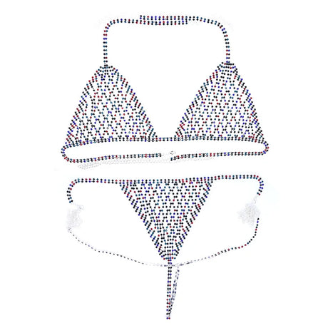 2020 Luxury Mesh Crystal Bralette Underwear Sexy Jewelry for Women Bling Rhinestone Body Chain Bra Harness Waist Jewellery Party
