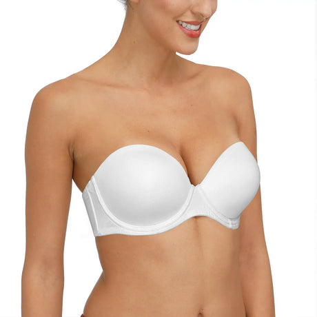 YBCG Strapless Multiway Bra Non-slip Plunge Women's Underwear Plus Size Adjusted-straps Brassiere Underwire Solid Bras For Women