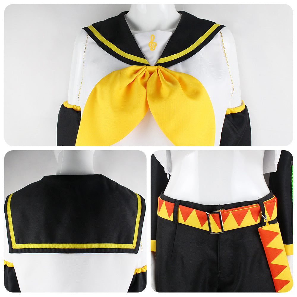 Homchee Trends COS Anime Men Len Cosplay Costume Anime Women Rin JK Uniform for Comic Con Outfits