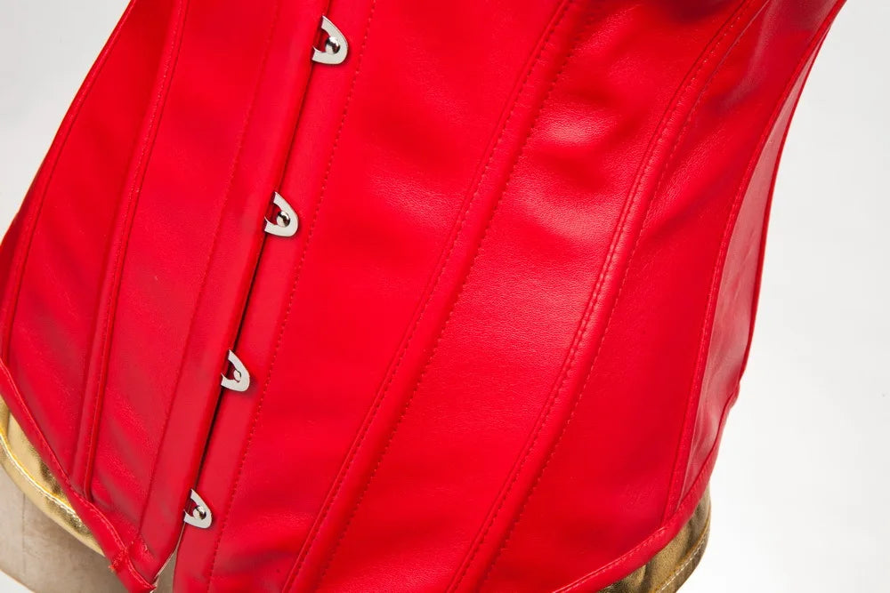 red corset
