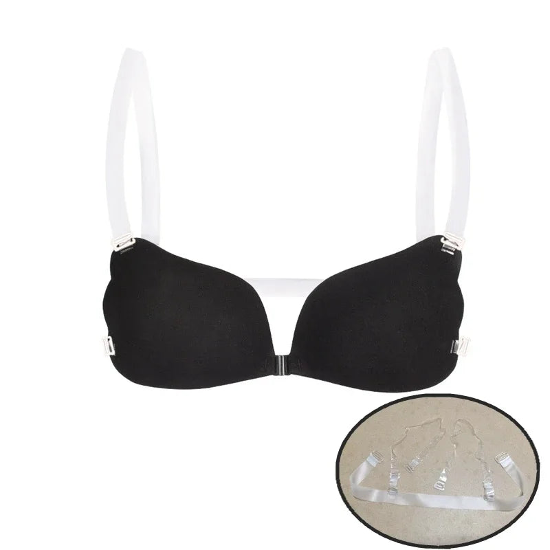 Underwear Women Self Adhesive Bras Female Nubra Magic Bra Invisible Push Up Silicone Sticky Fly BH Women Sexy ABCDEF