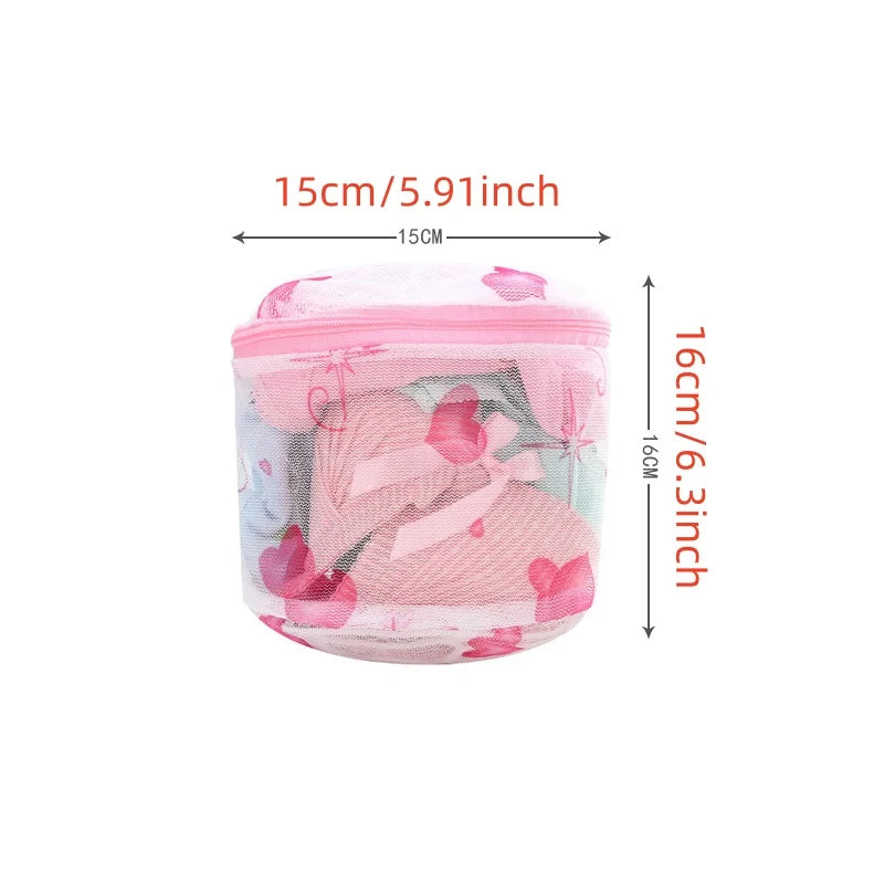 Women Lingerie Bra Underwear Laundry Washing Bags Net Mesh Clothes Sock Washing Organizer Zip Bags Hosiery Saver Bras Protector