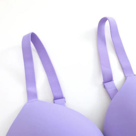 Seamless Wireless Bra Women Comfort Ice Silk Push Up Underwear 3/4 Cup Daily Lingerie Bralette Plus Size