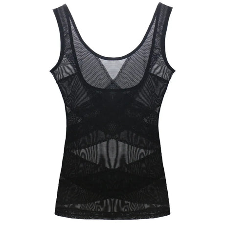 Mesh Thin Slimming Bodysuit Shaper Abdomen Tummy Control Postpartum Vest Lingerie Seamless Body Shaping Underwear Yoga