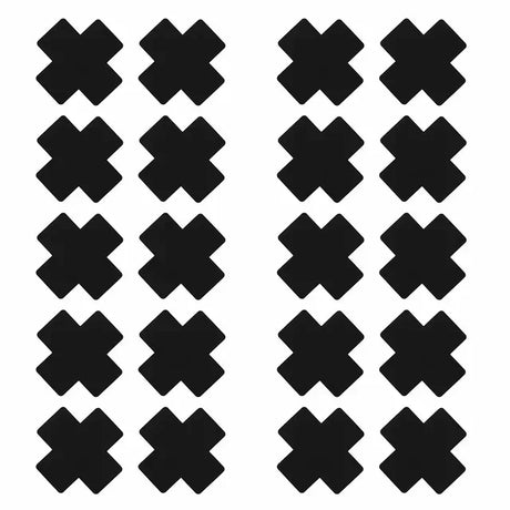 10 Pairs/20Pcs Hot Sexy Experience Cross/X Shape Disposable Self-Adhesive Disposable Satin Nipple Cover Breast Pasties Stickers