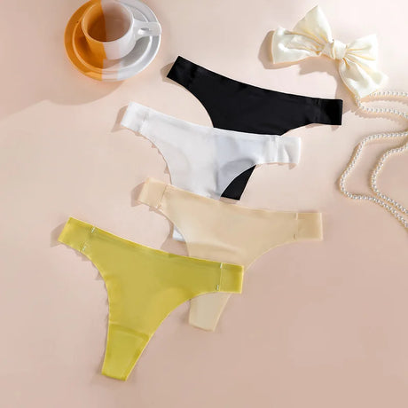Seamless Sexy Women Panties Underwear Thong Intimates G String Ladies Low-Rise Briefs Female Panty Set Lingerie Size S-XL