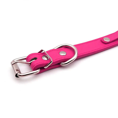 Sexy Hot Rosy Leather Customized Name Letters Collar Choker Necklace DIY Personalized Cosplay Buckle Belt Chocker Jewelry Gift