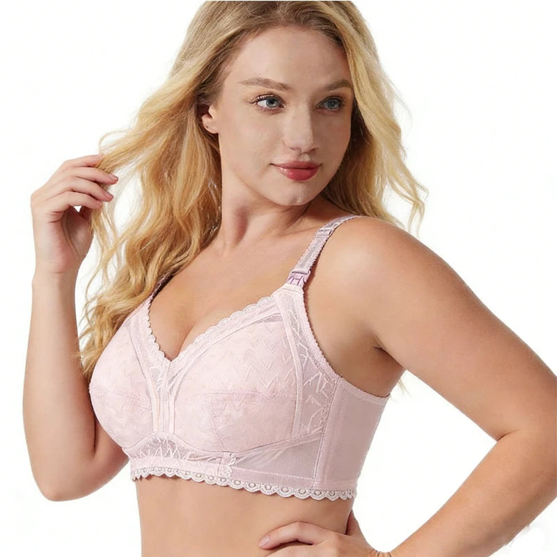Plus Size Nursing Bra Without Bones Maternity Bras Pregnancy Clothes Prevent Sagging Breastfeeding Women Lactancia Feeding Bras