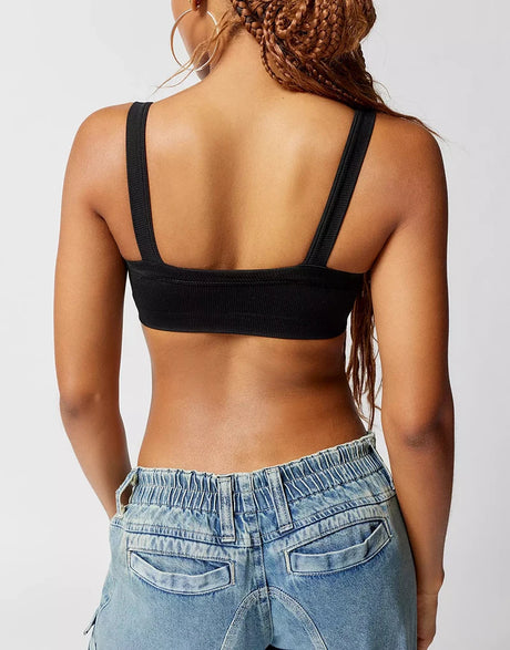 Knitted Cotton Women'S Tube Top Stretchy Ribbed Sleeveless Streetwear Slim White Crop Tops Sexy Summer Tops Cami Femme