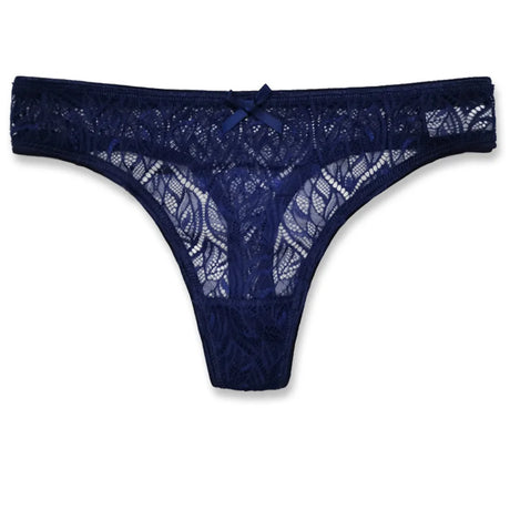 Ladies Sexy Lace Panties Women Thongs Breathable Low Waist Fashion G Strings Hollow Transparent Underwear Lingerie 5 pcs/lot