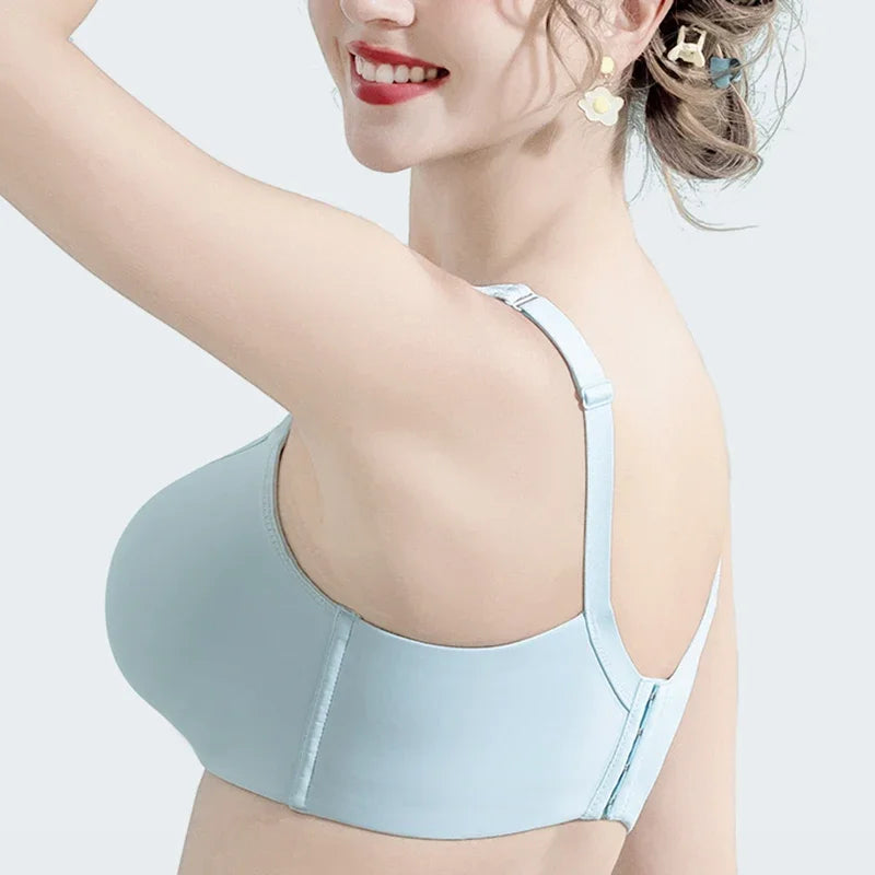 Womens Seemless Balconette Lightly Padded Push Up Bras Full Cup Support Underwire Female Lingerie 34 36 38 40 42 C D E F G H