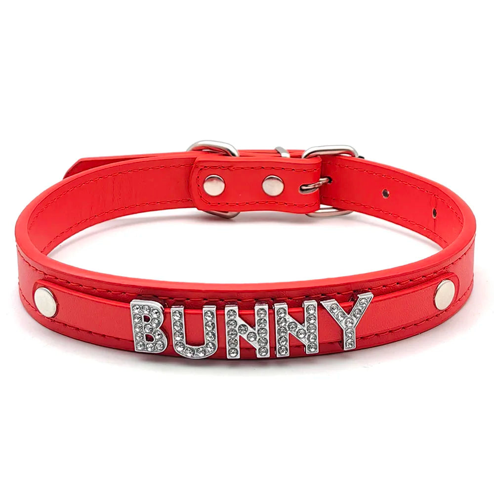 Customized Name Letter BUNNY Choker Necklace Goth Style DIY Collar Custom Adult Couple Sex Tools Party Club Jewelry Gifts Hot