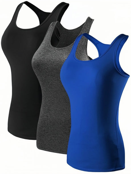 4-Pack Air Curve Stretch Vest Women's Slim Fit Tank Top