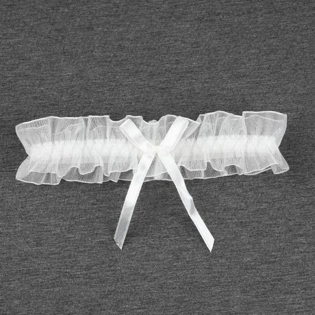 Women Bow Leg Ring Sexy Lingerie Lace Garter Belt Bowknot Leg Loop Wedding Garters Bridal Cosplay Fashion Stocking Thigh Ring
