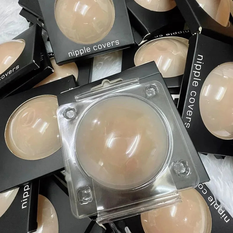 10piars Spring Summer Silicone Nipple Cover Bra Pads for Women Breathable Seamless Thin Bras Nipple Covers Invisible Lift Up Bra