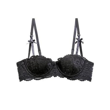New Women Bras Sexy Lace Half Cup Push Up French Style Lingerie Soft Deep V Top Breathable Back Closure Thin Bralette Ropa Mujer