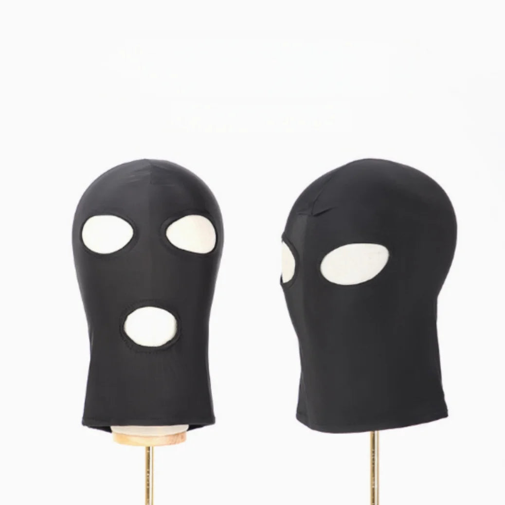 Full Face Mask PU Leather Cat with Binding Straps Set for Couple Sexy Head Cover Product Interest