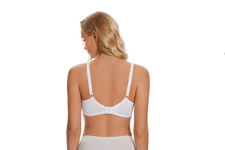 Sheroine Plus Size T-Shirt Bra, Push Up Underwire Lightly Padded Full Coverage Plunge Bras for Women Supportive Comfort