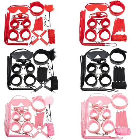 Full Face Mask PU Leather Cat with Binding Straps Set for Couple Sexy Head Cover Product Interest