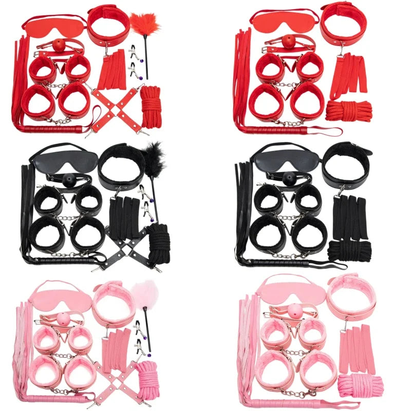 Full Face Mask PU Leather Cat with Binding Straps Set for Couple Sexy Head Cover Product Interest