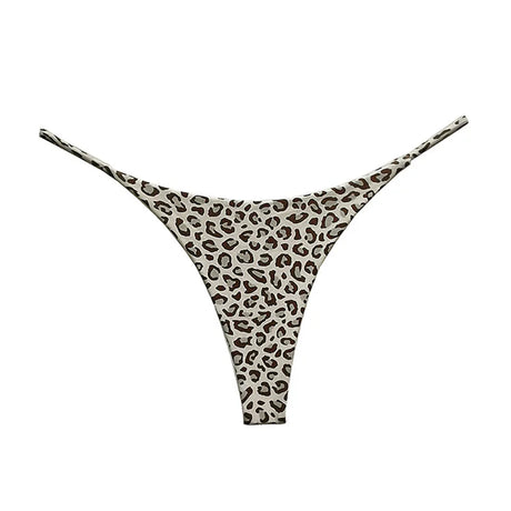 Cotton Leopard G String Flower Women Panties Sexy Briefs Thong Low Waist T-back Underwear Seamless Female Lingerie Size S-XXL