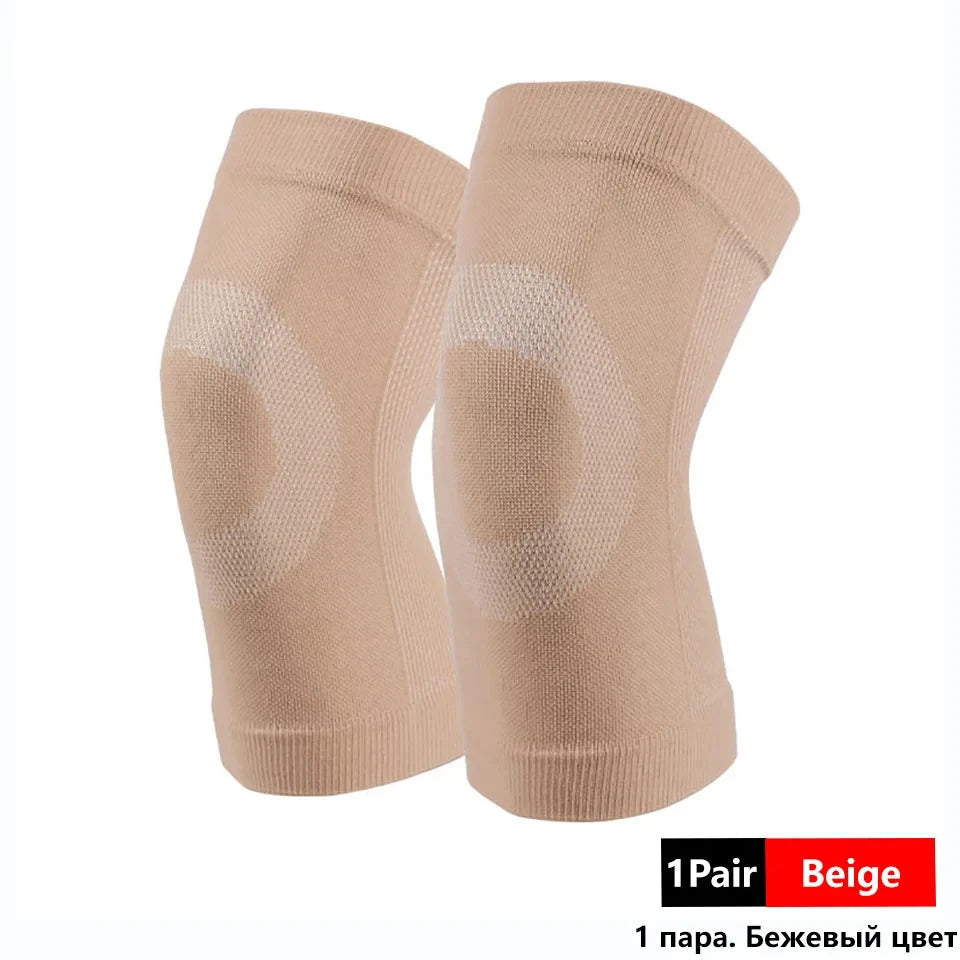 1Pair Summer Ultra Thin Knee Support Brace Sports Knee Pads Gym Running Knee Protector Meniscus Arthritis Injury Ease Knee Pain