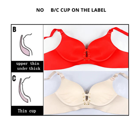 Seamless Sexy Push Up Bras for Women Seamless Solid Bra 3/4 Cup Solid Underwear Ribbon Tied Bra Wire Free Lingerie Brassiere