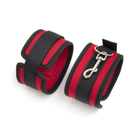BDSM Bondage Set Adult Sex Game Handcuff Ankle Restraints Sextoy Couple Slave Sex Products Erotic Bed Strap System SM Soft Cuffs