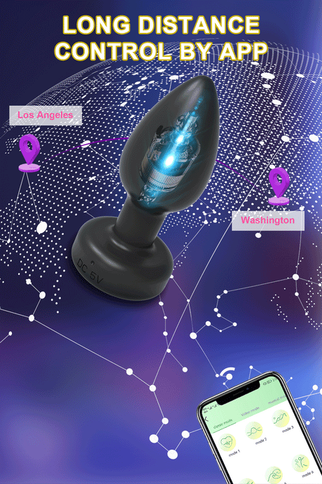 Anal Plug Vibrator Gay Massager Metal Anal Toy Butt Plug Stimulator Masturbation Tools Penetration Anal Plug Vibrating Man Women