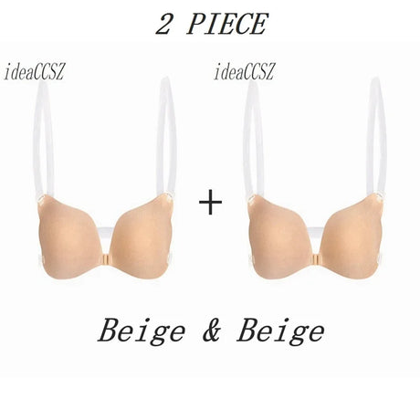 Underwear Women Self Adhesive Bras Female Nubra Magic Bra Invisible Push Up Silicone Sticky Fly BH Women Sexy ABCDEF
