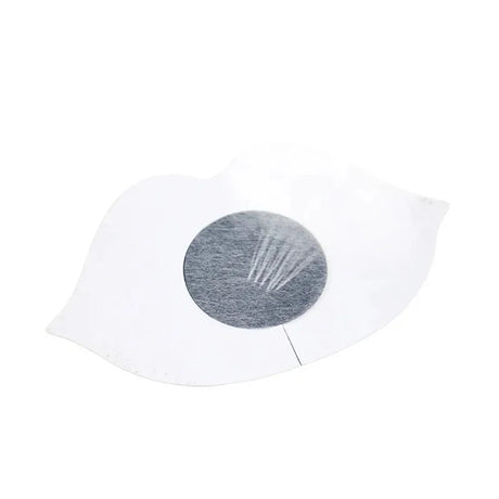 8pcs KISS Red Lip Print Shape Women Self-Adhesive Disposable Satin Nipple Cover Breast Pasties Stickers for Strapless Clothes