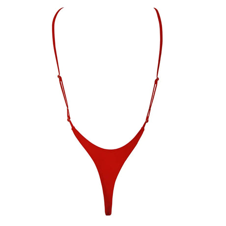 Sexy Extreme String Mini Micro Thong Swim Suit For Women Swimwear One Piece Swimsuit Female Bather Bathing Suit Monokini 2024