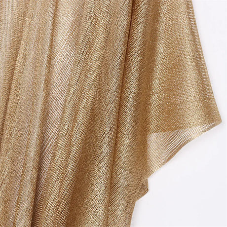 Swimsuit Cover-ups Fashion Tassel Gold Bikini Beach Cover Up Sexy Beach Dress Tunics for Women Summer Wear See Through