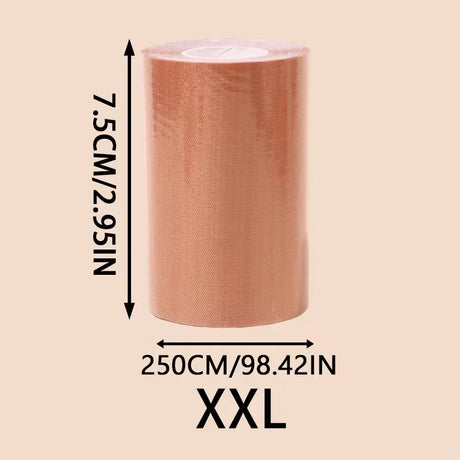 1 Roll Adhesive Breast Lift Tape Compatible for B.E Cup Bras No Undergarment Modification Instant Bust Lift Tape for Clothing